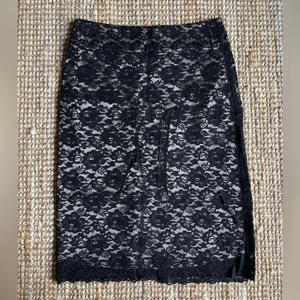 Banana Republic Lace Pencil Skirt